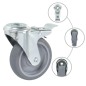 vidaXL 8 Stk. Lenkrollen mit Rückenloch 100 mm vidaXL 8 Stk. Lenkrollen mit Rückenloch 100 mm
