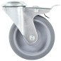 vidaXL 16 Stk. Lenkrollen mit Rückenloch 100 mm vidaXL 16 Stk. Lenkrollen mit Rückenloch 100 mm