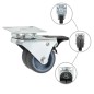 vidaXL 16 Stk. Lenkrollen mit Zwillingsrad 50 mm vidaXL 16 Stk. Lenkrollen mit Zwillingsrad 50 mm