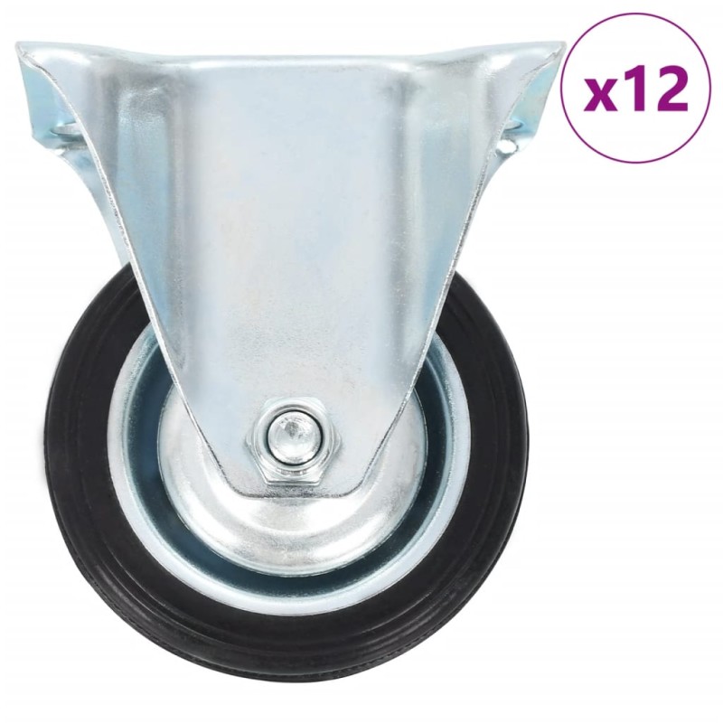 vidaXL 12 Stk. Bockrollen 75 mm vidaXL 12 Stk. Bockrollen 75 mm