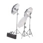 vidaXL Fotostudio-Set mit Lampen und Hintergrundsystem vidaXL Fotostudio-Set mit Lampen und Hintergrundsystem