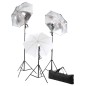 vidaXL Fotostudio-Set mit Lampen und Hintergrundsystem vidaXL Fotostudio-Set mit Lampen und Hintergrundsystem