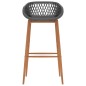 vidaXL 5-tlg. Bar-Set Weiß und Grau vidaXL 5-tlg. Bar-Set Weiß und Grau