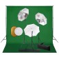 vidaXL Fotostudio-Set mit Lampen, Schirmen, Hintergrund & Reflektor vidaXL Fotostudio-Set mit Lampen, Schirmen, Hintergrund & Reflektor
