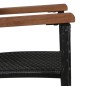 vidaXL 7-tlg. Garten-Essgruppe Schwarz vidaXL 7-tlg. Garten-Essgruppe Schwarz