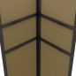 vidaXL Pavillon mit Doppeldach & LED-Lichterkette 3x3x2,7 m Taupe vidaXL Pavillon mit Doppeldach & LED-Lichterkette 3x3x2,7 m Taupe