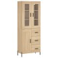Highboard Sonoma-Eiche 69,5x34x180 cm Holzwerkstoff Highboard Sonoma-Eiche 69,5x34x180 cm Holzwerkstoff