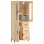 Highboard Sonoma-Eiche 69,5x34x180 cm Holzwerkstoff Highboard Sonoma-Eiche 69,5x34x180 cm Holzwerkstoff