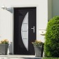 vidaXL Haustür Anthrazit 108x200 cm PVC vidaXL Haustür Anthrazit 108x200 cm PVC