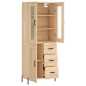 Highboard Sonoma-Eiche 69,5x34x180 cm Holzwerkstoff Highboard Sonoma-Eiche 69,5x34x180 cm Holzwerkstoff