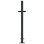 vidaXL Gartentor Anthrazit 105x105 cm Stahl Gras-Design vidaXL Gartentor Anthrazit 105x105 cm Stahl Gras-Design