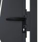 vidaXL Gartentor Anthrazit 105x105 cm Stahl Gras-Design vidaXL Gartentor Anthrazit 105x105 cm Stahl Gras-Design