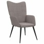 vidaXL Relaxsessel Taupe Stoff vidaXL Relaxsessel Taupe Stoff