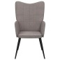 vidaXL Relaxsessel Taupe Stoff vidaXL Relaxsessel Taupe Stoff