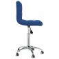 vidaXL Esszimmerstuhl Drehbar Blau Stoff vidaXL Esszimmerstuhl Drehbar Blau Stoff