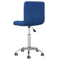 vidaXL Esszimmerstuhl Drehbar Blau Stoff vidaXL Esszimmerstuhl Drehbar Blau Stoff
