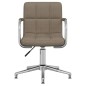 vidaXL Esszimmerstuhl Drehbar Taupe Stoff vidaXL Esszimmerstuhl Drehbar Taupe Stoff