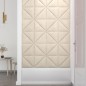 vidaXL Wandpaneele 12 Stk. Creme 30x30 cm Samt 0,54 m² vidaXL Wandpaneele 12 Stk. Creme 30x30 cm Samt 0,54 m²