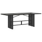 vidaXL 7-tlg. Garten-Essgruppe mit Kissen Schwarz Poly Rattan vidaXL 7-tlg. Garten-Essgruppe mit Kissen Schwarz Poly Rattan