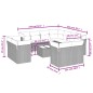 vidaXL 12-tlg. Garten-Sofagarnitur mit Kissen Braun Poly Rattan vidaXL 12-tlg. Garten-Sofagarnitur mit Kissen Braun Poly Rattan