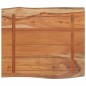 vidaXL Tischplatte 70x60x2,5cm Rechteckig Massivholz Akazie Naturkante vidaXL Tischplatte 70x60x2,5cm Rechteckig Massivholz Akazie Naturkante