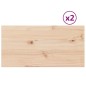vidaXL Tischplatten 2 Stk. 70x35x1,7 cm Rechteckig Massivholz Kiefer vidaXL Tischplatten 2 Stk. 70x35x1,7 cm Rechteckig Massivholz Kiefer