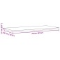 vidaXL Tischplatten 2 Stk. 70x35x1,7 cm Rechteckig Massivholz Kiefer vidaXL Tischplatten 2 Stk. 70x35x1,7 cm Rechteckig Massivholz Kiefer