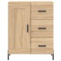 Highboard Sonoma-Eiche 69,5x34x180 cm Holzwerkstoff Highboard Sonoma-Eiche 69,5x34x180 cm Holzwerkstoff
