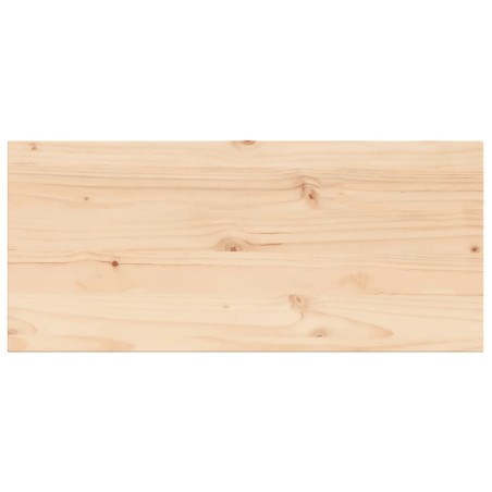 vidaXL Tischplatte 100x50x2,5 cm Rechteckig Massivholz Kiefer