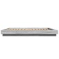 vidaXL Bettgestell mit LED Grau Sonoma 150x200 cm Holzwerkstoff vidaXL Bettgestell mit LED Grau Sonoma 150x200 cm Holzwerkstoff