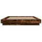 vidaXL Bettgestell Räuchereiche 140x200 cm Holzwerkstoff vidaXL Bettgestell Räuchereiche 140x200 cm Holzwerkstoff