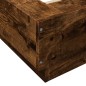 vidaXL Bettgestell Räuchereiche 140x200 cm Holzwerkstoff vidaXL Bettgestell Räuchereiche 140x200 cm Holzwerkstoff