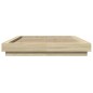 vidaXL Bettgestell Sonoma-Eiche 140x200 cm Holzwerkstoff vidaXL Bettgestell Sonoma-Eiche 140x200 cm Holzwerkstoff