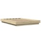 vidaXL Bettgestell Sonoma-Eiche 140x200 cm Holzwerkstoff vidaXL Bettgestell Sonoma-Eiche 140x200 cm Holzwerkstoff