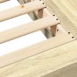 vidaXL Bettgestell Sonoma-Eiche 140x200 cm Holzwerkstoff vidaXL Bettgestell Sonoma-Eiche 140x200 cm Holzwerkstoff