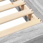 vidaXL Bettgestell Grau Sonoma 120x200 cm Holzwerkstoff vidaXL Bettgestell Grau Sonoma 120x200 cm Holzwerkstoff