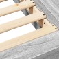 vidaXL Bettgestell Grau Sonoma 140x190 cm Holzwerkstoff vidaXL Bettgestell Grau Sonoma 140x190 cm Holzwerkstoff