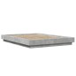 vidaXL Bettgestell Betongrau 120x190 cm Holzwerkstoff vidaXL Bettgestell Betongrau 120x190 cm Holzwerkstoff