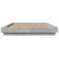 vidaXL Bettgestell Betongrau 120x190 cm Holzwerkstoff vidaXL Bettgestell Betongrau 120x190 cm Holzwerkstoff