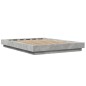 vidaXL Bettgestell Betongrau 120x190 cm Holzwerkstoff vidaXL Bettgestell Betongrau 120x190 cm Holzwerkstoff