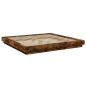 vidaXL Bettgestell Räuchereiche 180x200 cm Holzwerkstoff vidaXL Bettgestell Räuchereiche 180x200 cm Holzwerkstoff