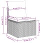 vidaXL 7-tlg. Garten-Sofagarnitur mit Kissen Braun Poly Rattan vidaXL 7-tlg. Garten-Sofagarnitur mit Kissen Braun Poly Rattan