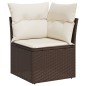 vidaXL 7-tlg. Garten-Sofagarnitur mit Kissen Braun Poly Rattan vidaXL 7-tlg. Garten-Sofagarnitur mit Kissen Braun Poly Rattan