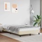 vidaXL Bettgestell ohne Matratze Creme 120x190 cm Kunstleder vidaXL Bettgestell ohne Matratze Creme 120x190 cm Kunstleder