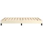 vidaXL Bettgestell ohne Matratze Creme 120x190 cm Kunstleder vidaXL Bettgestell ohne Matratze Creme 120x190 cm Kunstleder