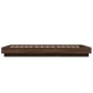 vidaXL Bettgestell mit LED Braun Eichen-Optik 100x200 cm Holzwerkstoff vidaXL Bettgestell mit LED Braun Eichen-Optik 100x200 cm Holzwerkstoff