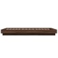 vidaXL Bettgestell mit LED Braun Eichen-Optik 90x190 cm Holzwerkstoff vidaXL Bettgestell mit LED Braun Eichen-Optik 90x190 cm Holzwerkstoff