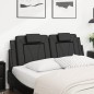 vidaXL Kopfteil-Kissen Schwarz 140 cm Kunstleder vidaXL Kopfteil-Kissen Schwarz 140 cm Kunstleder