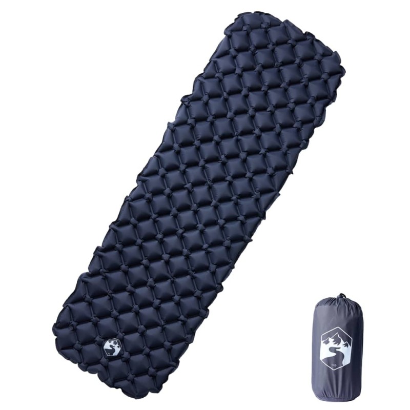vidaXL Aufblasbare Isomatte Grau 190x58x6 cm vidaXL Aufblasbare Isomatte Grau 190x58x6 cm