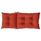 vidaXL Hochlehner-Auflagen 2 Stk. Melange Rot 120x50x7 cm Stoff vidaXL Hochlehner-Auflagen 2 Stk. Melange Rot 120x50x7 cm Stoff